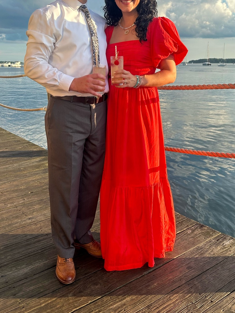 Abercrombie | Emerson Drama Bow-Back Tall Maxi Dress - Picture 6 of 6